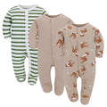 Soft Baby Romper set featuring fox, raindrop, and solid colors designed for comfort and style.