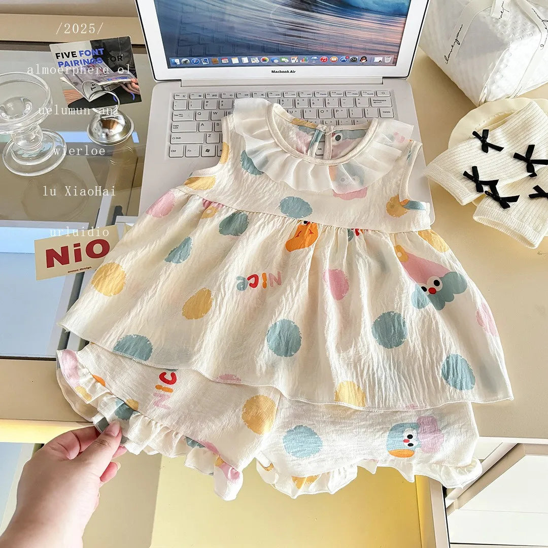 Baby Girl Summer Dress Set 