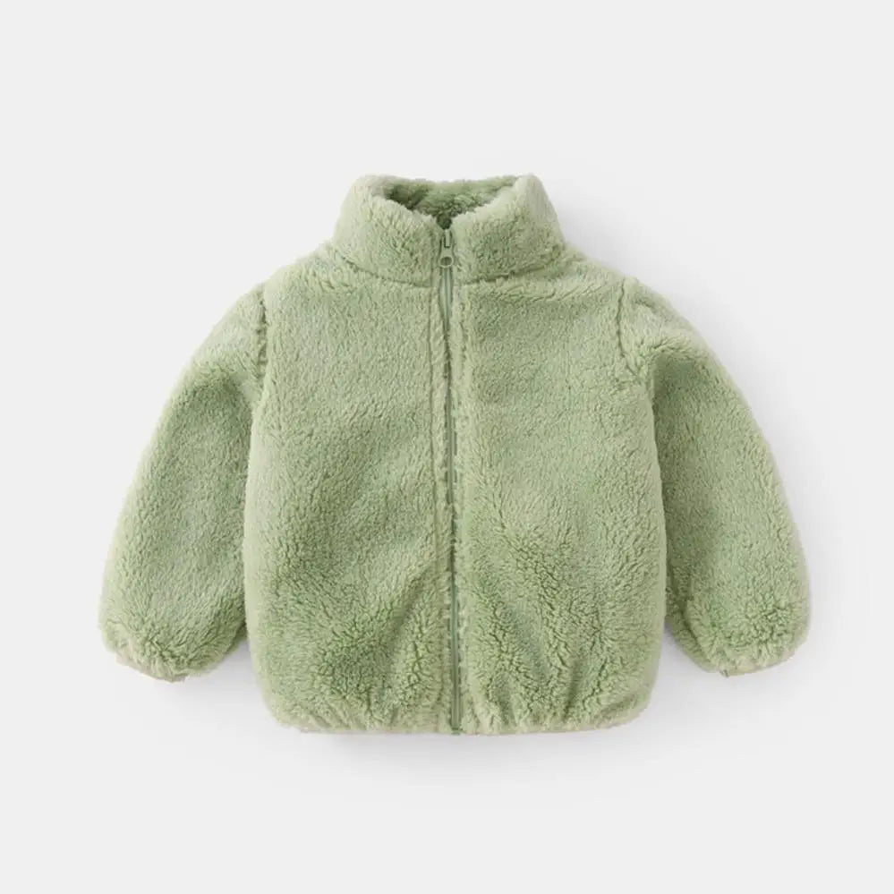 Kids Plush Winter Coat for Boys & Girls