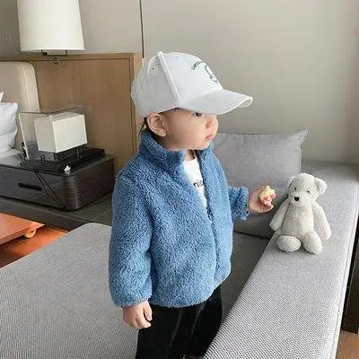 Kids Plush Winter Coat for Boys & Girls