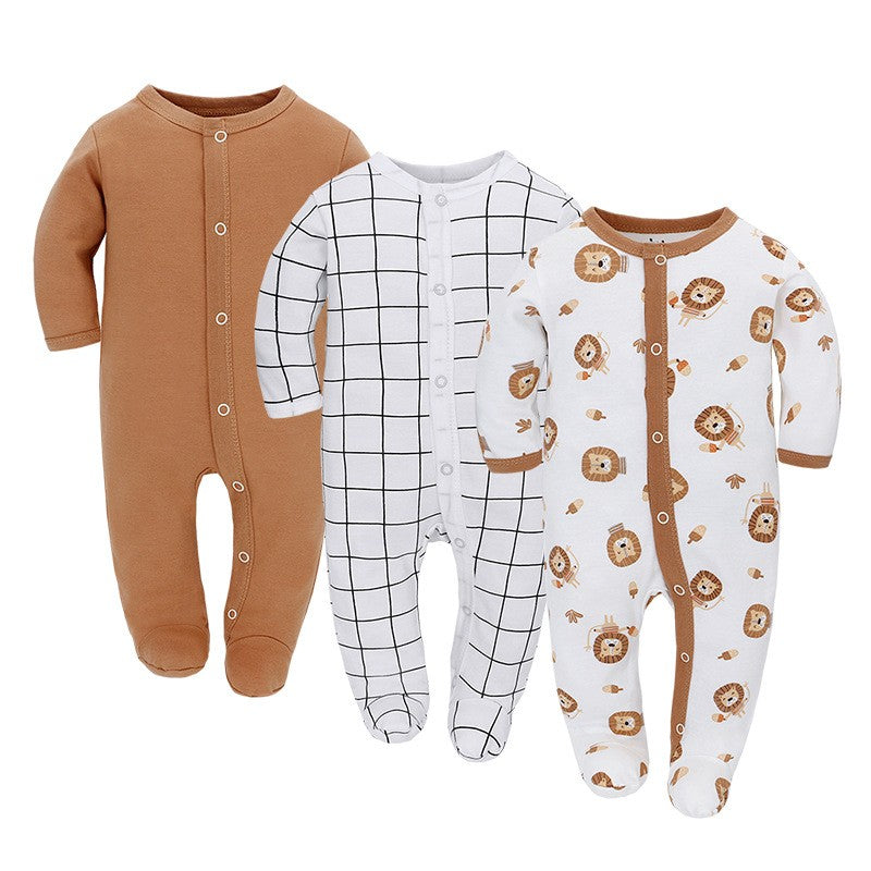 Soft Baby Romper set featuring fox, raindrop, and solid colors designed for comfort and style.
